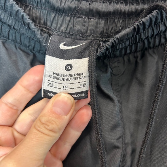 Nike Track Pants Mens XL Mesh Lined Windbreaker Wind Baggy Y2K 446414-012 Preown - Picture 7 of 9